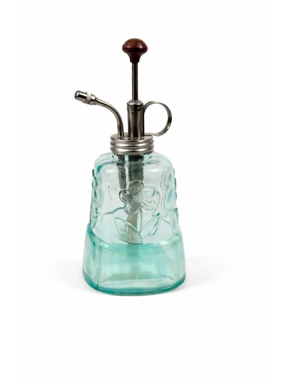 Plant Mister Floral Iridescent Glass Atomizer Spray Water Bottle Top Pump Home